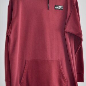 Oraki Long HOODIE Burgundy XL
